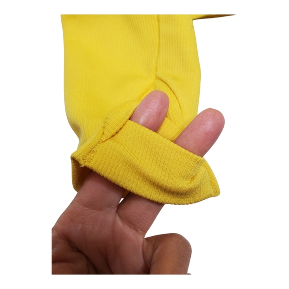 Lululemon athletica swiftly Tech 2.0 race yellow long sleeve running shirt 2 - Picture 6 of 6